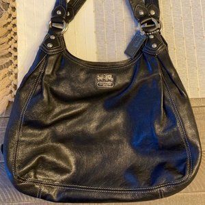 Authentic Coach Soft Leather Handbag - Black